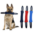 Medium Large Dogs Interactive Chew Tug Toy Bull Fit Durable Nylon Jute Training Bite Pillow Dog Bite Tug