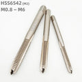 HSS6542 M0.8 M0.9 M1 M1.5 M2 M2.5 M3 M3.5 M4 M4.5 M5 M5.5 M6 Straight Flute Screw Taps with Coarse Fine Thread Customization