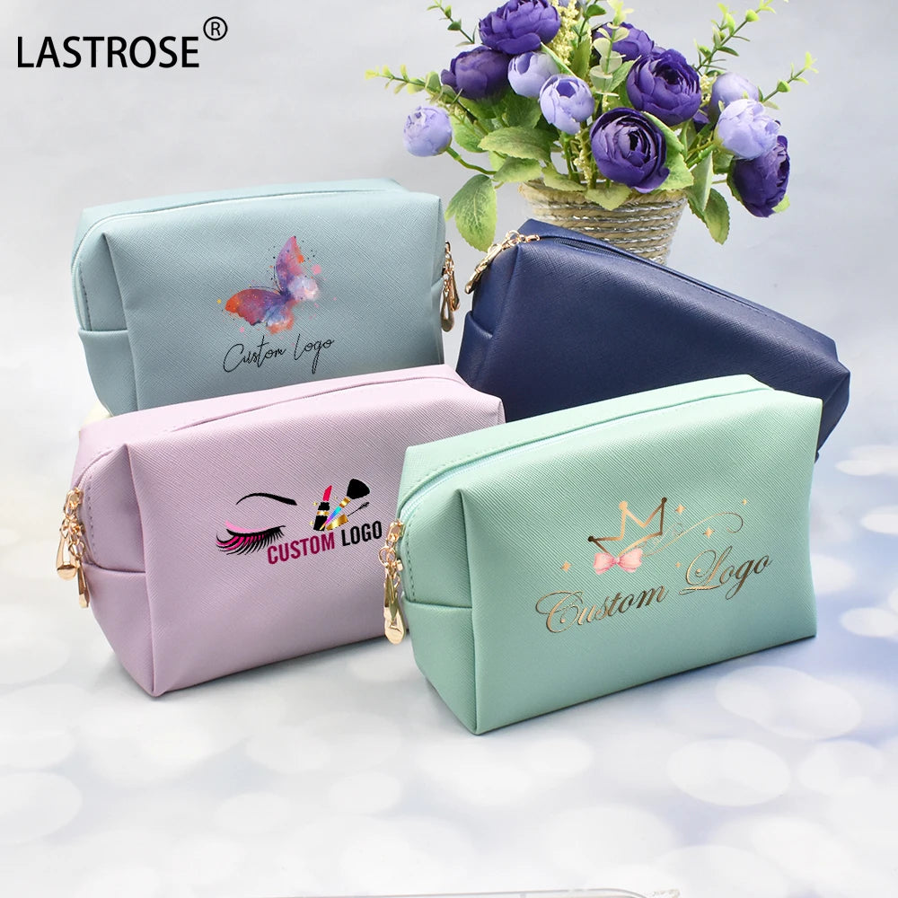 Cosmetics Makeup PU Travel Toiletry Leather Makeup Bag WaterproofOEM Cosmetic Bag Cases With Zipper Mini Makeup Pouch