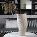 Merlin Living Decorative Big Tall Living Room Home Decor Modern Colorful Vase Matte Textured Large Floor Vase for Ceramic Vase
