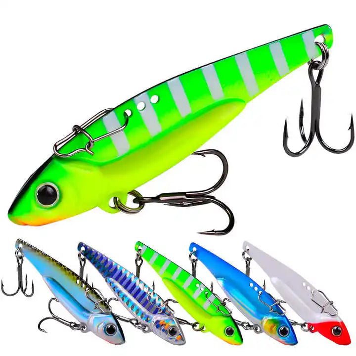 Bionic Bait Vib Fishing Lure Full Swimming Layer 5 Colors Sea Fishing Bass  7g 12g 17g Mini Fishing Lure