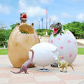Large Resin Dinosaur Egg Sculpture for Outdoor Adventure Park Decoration