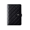 Wholesale A6 Binder Lozenge PU Leather 6 Ring Binder with Inner Pages Office Supplies Buckle Planner Agenda Cover School Supply