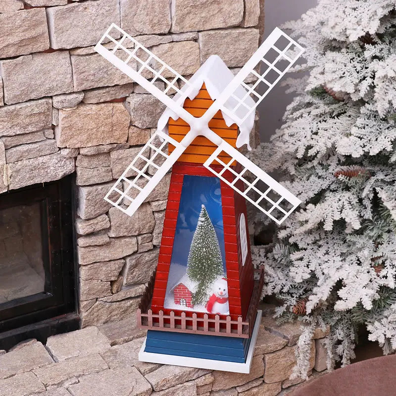 Christmas Decoration Windmills Model Christmas Ornament Christmas Gift