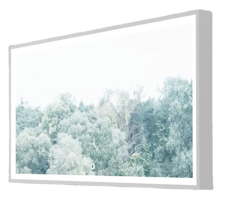 Modern Rectangle Bathroom Wall Mirror LED Solid Surface Frame GM-6008 Hot Sale Waterproof 1 Piece Natural White