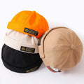 Designer Custom Stylish Casual Private Label Logo High Quality Brimless Cap Wholelasle