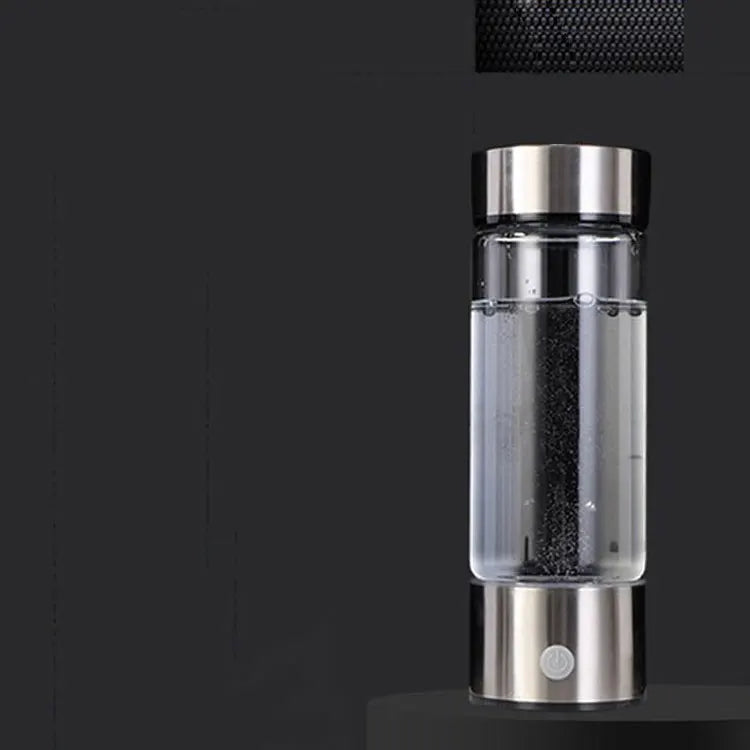 Usb Rechargeable Glass Electrolysis Inhaler Generator Ionizer Hydrogen-Rich Filter Rich Hydrogen Water Bottle