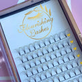 Premade Fans Lashes 5d 6d 10d Heat Bonded Short Stem Pre Made Fanned Volume Eyelashes Extensions