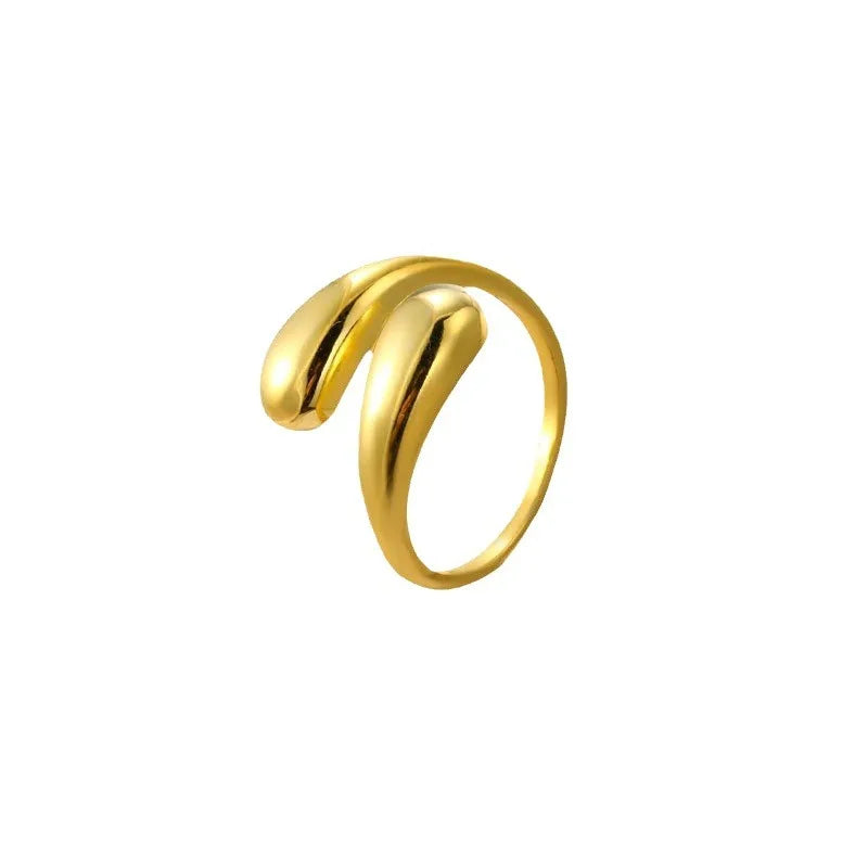 BM Eco-friendly Jewelry Wholesale Waterproof Stainless Steel Adjustable Ring for Women