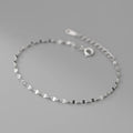 Unique Design 925 Sterling Silver Lip Chain Bracelets Anklet Wholesale Jewelry