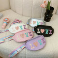 Latest Design Pu Leather Waterproof Crossbody Waist Bag Fashion Outdoor Shopping Kids Fanny Pack