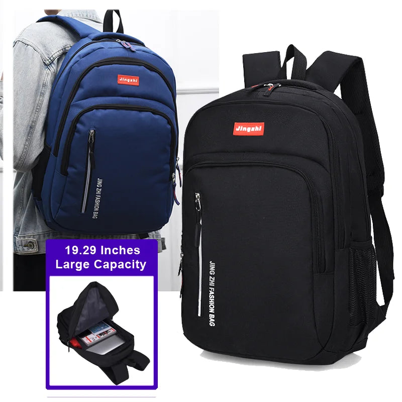OMASKA 19inch Mens Backpack Bags Daily Use Bag Pack Waterproof Computer Bags Large Capacity Travel Backpack