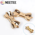 Meetee BF269 42*22mm Bag Hardware Accessories DIY Handmade Decorative Bag Buckle Zinc Alloy Garment Hat Decor Clip Buckle