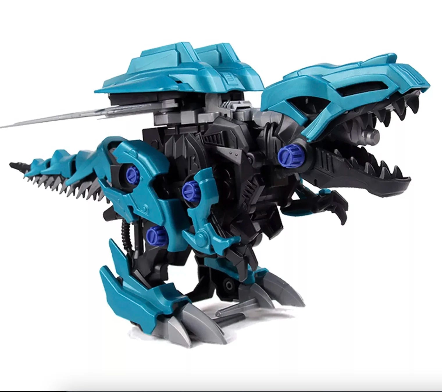 Clockwork WALKING Dinosaur Assembly Educational Toy Armored Model DIY Electric Robot Kit for Kids Science Engineering