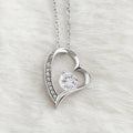 Classic Silver Cutout Love Heart Necklace Diamond Pendant Necklace for Women Valentine's Day Mother's Day Party Jewelry Gift