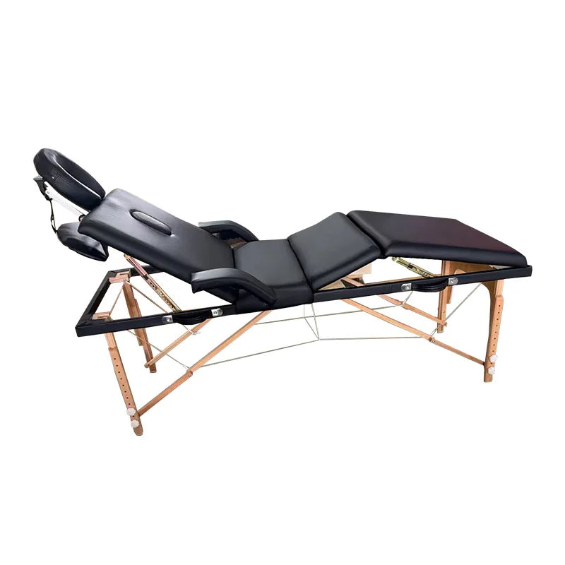 SW Beauty Bed Set New Modern Design Solid Wood Foldable Moxibustion Massage Bed Beauty Treatment Table