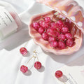 3D Cherry Earrings Cherry Sweet Earrings 3D Cherry Dangle Earring  Ear Lines for Women and Girls