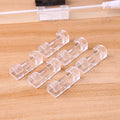 20 Pieces Self Adhesive Cable Management Clips Cable Organizers Sticky Wire Clips Cord Holder for TV PC Laptop Ethernet Desktop