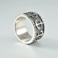 Vintage Anchor Gender Rings for Women Men 316L Stainless Steel Nautical Pirate Sailor Wave Band Ring Stylish Fashion Rings