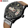 CURREN Wristwatches Men 8301 Luxury Date Sport Male Clock Business Waterproof Leather Quartz Men's Watches Relojes Hombre