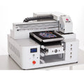 New HCX A3 UV DTF Inkjet Flatbed Printer Dual DX8 XP600 Heads 330x600mm Flex/Egg Leather/Card Varnish Printing Semi-Automatic