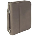 Factory Custom Portable Handle Laserable Leatherette Bible Book Cover Personalized Gift Pu Leather Bible Book Cover With Zipper