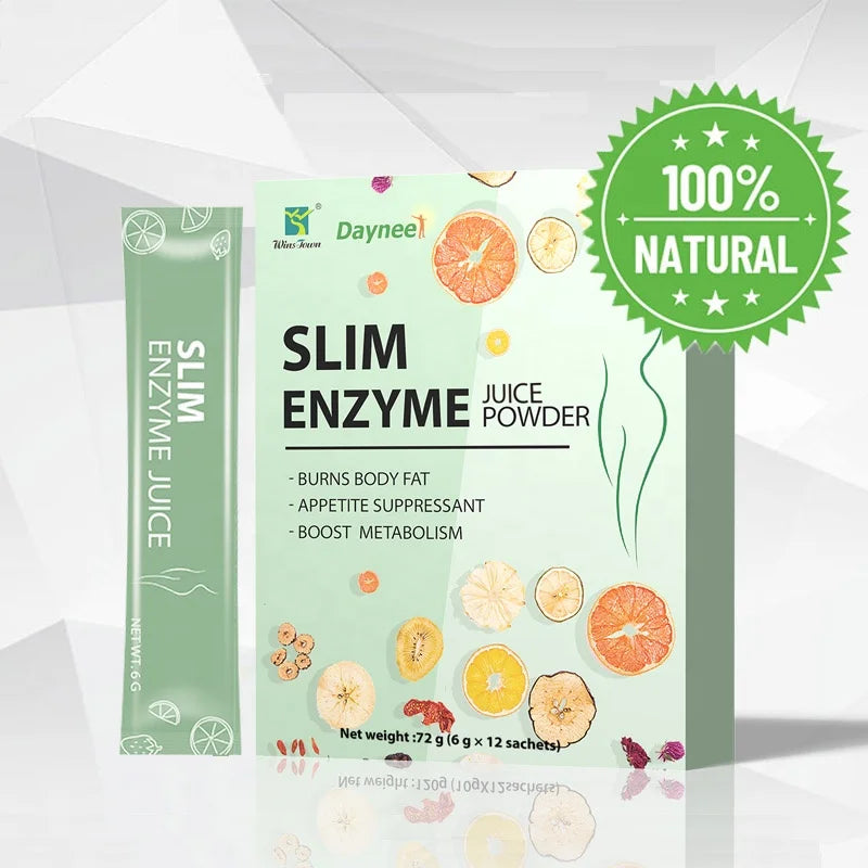 Slimming Tea Enzyme Juice Herbal Fruit Powder Flat Belly Lose Weight Colon Cleanse Detox Slim Juice Tea for the Minceur