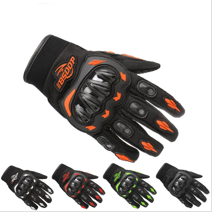 BSDDP Professional Motorcycle Riding Gloves for Streetbike Dirt Bikes Cross Bikes with Touch Screen