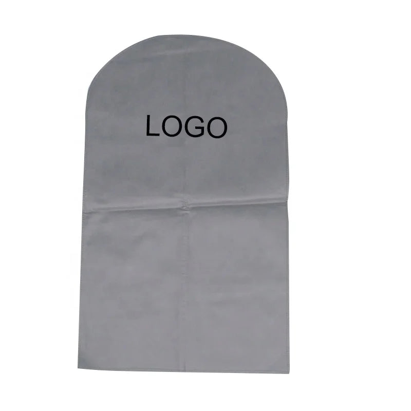 Wholesale Non Woven Fabric Garment Bag  Breathable Foldable Zipped Wedding Dress Luxury Suit Cover Garment Cover