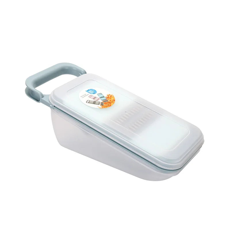 Multi Functional Mandoline Slicer Fruit Vegetable Tools Food Chopper Cheese Grater with Storage Container Kitchen Gadgets