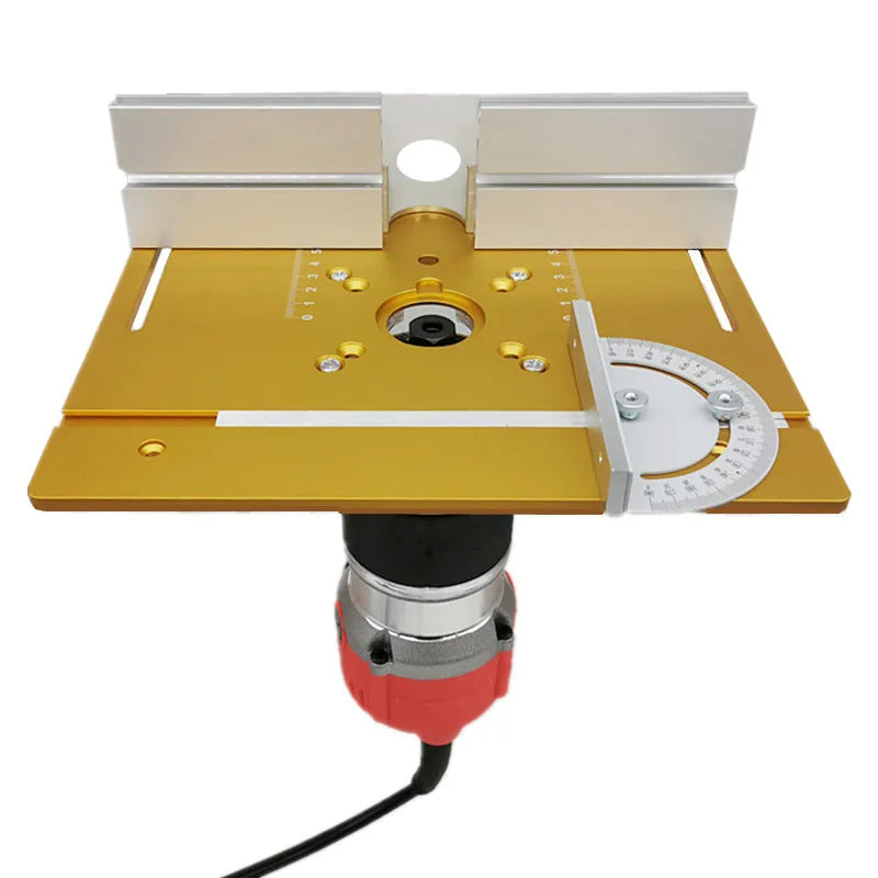 C8 Woodworking Engraving Machine Flip Board Electric Wood Milling Table Aluminum Alloy Router Table Insert Plate