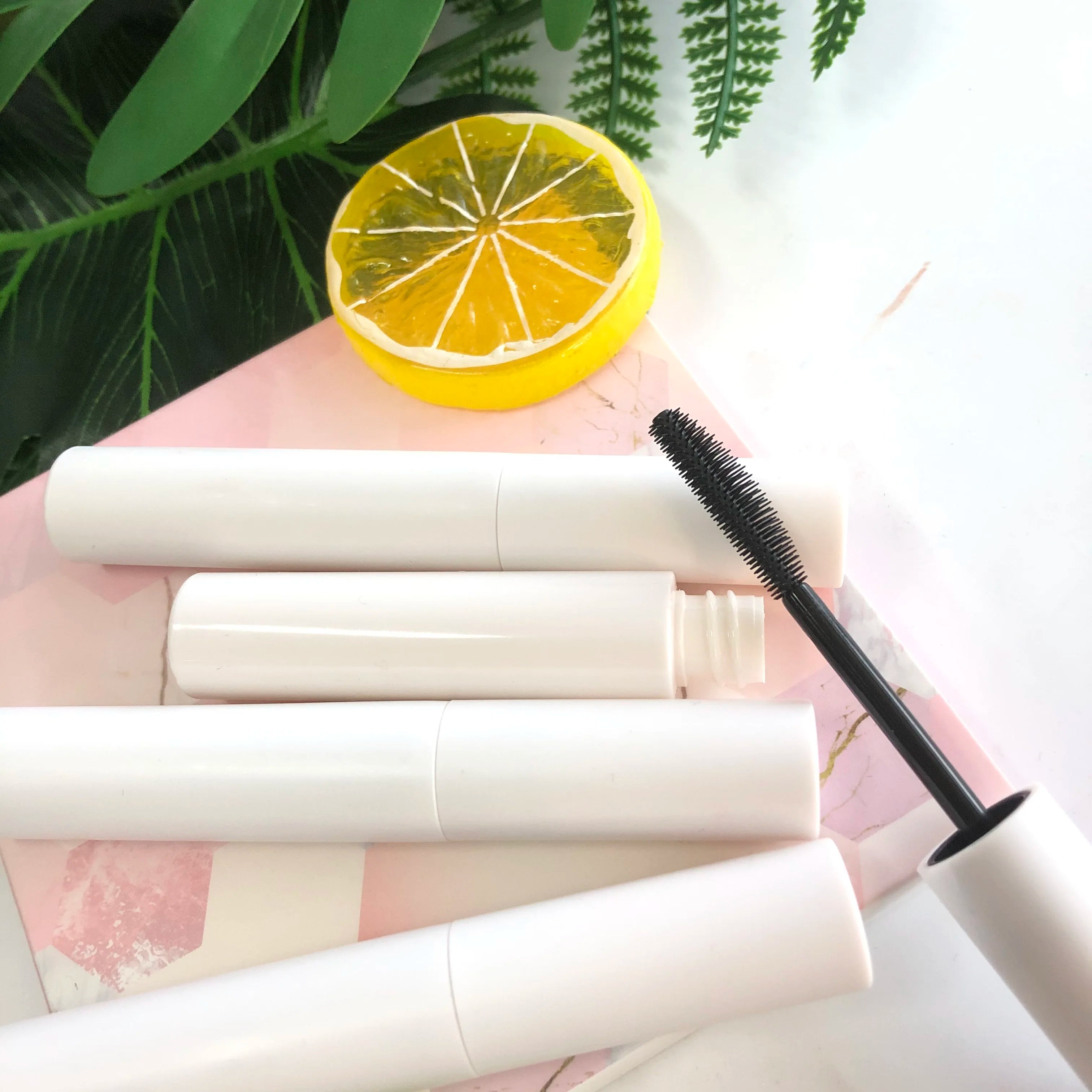 Custom Pink Tube Vegan Private Label Hair Cream Stick with Coconut Oil No Label Vegan Hair Wax