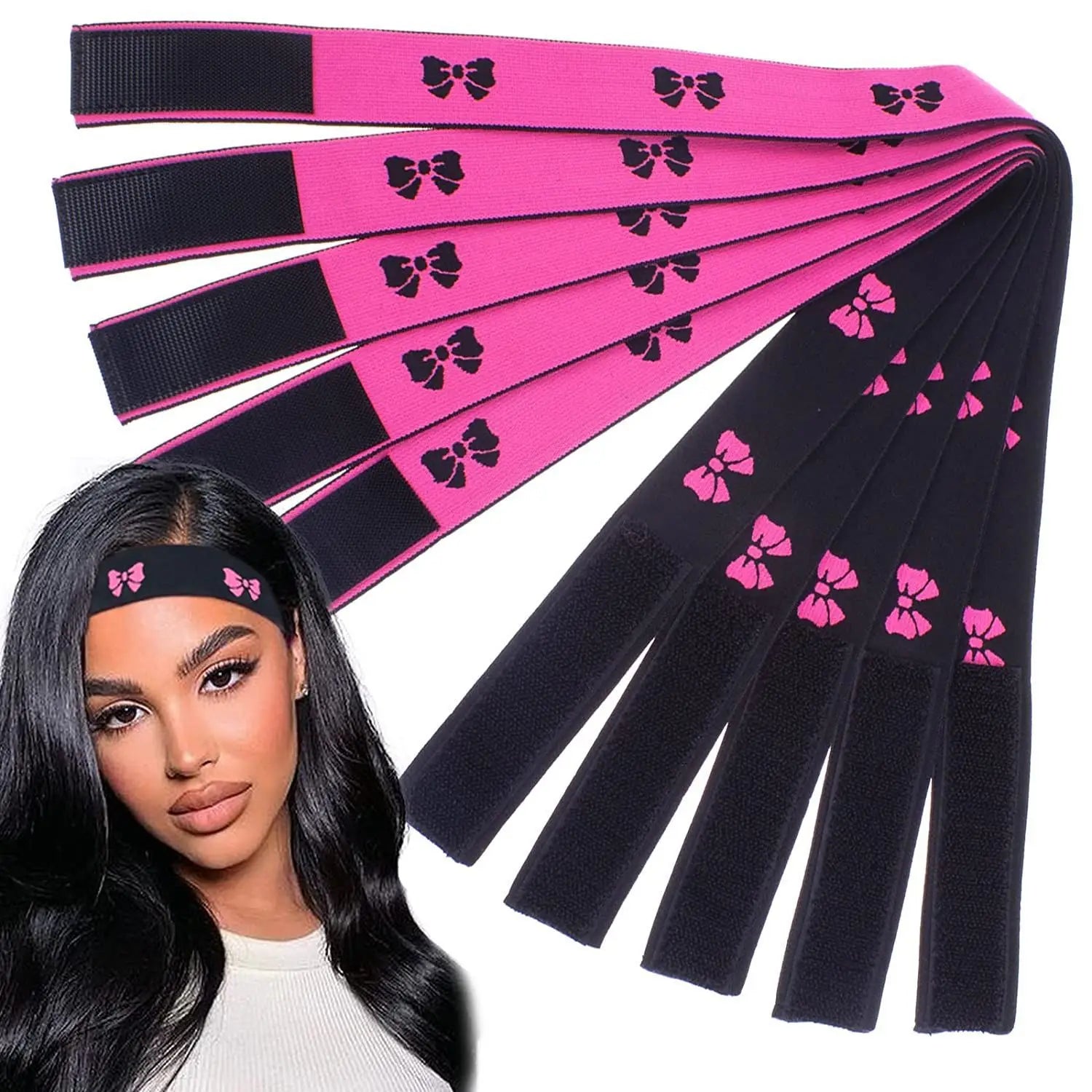 Wholesale Fashion Elastic Headband Non Slip  Headband Designer Custom Headbands With Logo