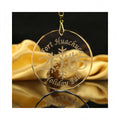 Custom Glass Pendant Crystal Christmas Ornament Glass Christmas Tree Ornament