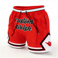 Sublimated Printed Custom Logo Men's Basketball Shorts Summer Polyester Thick Mesh Casual Moisture-Wicking Quick Dry Breathable