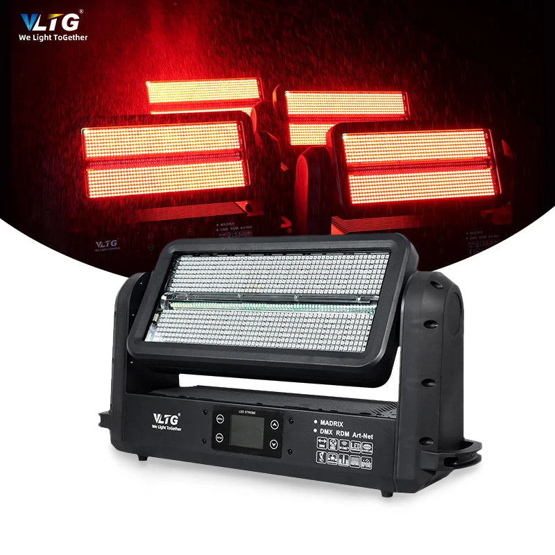 Ip65 Wash Led Strobe Stage Lights Dmx 3000W Rgb Ip65 Effetc Color Mixing Mini Lighting for 190 Degrees Waterproof Light