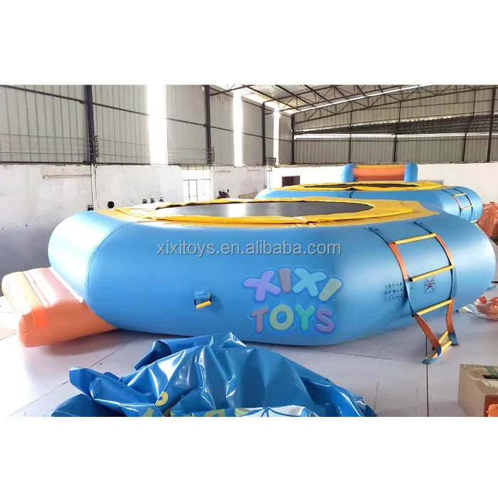 XIXI TOYS Heavy-Duty Custom Inflatable Water Floating Trampoline on  Lake Aqua Park Water Floating Toys for Sale