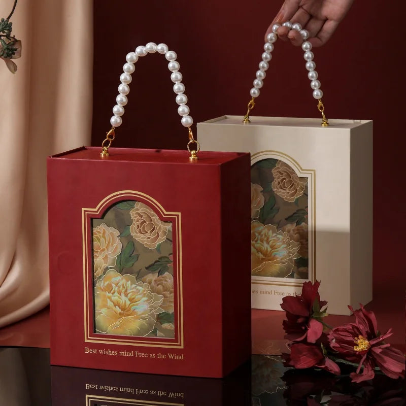 New Styles in Stock Newlywed Creative Gift Box High-end Wedding Gift Box Candy Box Portable Wholesales