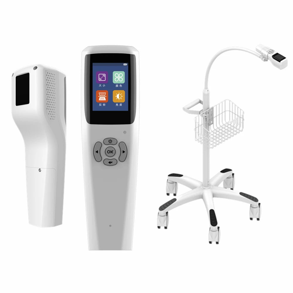 Mobile Trolley 2.4inch High Resolution Multiple Colors Display Face Arm Leg Foot Vascular Vein Finder
