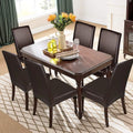 Elastic General PU Leather Seat Cover Living Room Hotel Dining Chair Cover