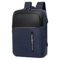 Large Capacity Waterproof Nylon Travel Anti Theft Premium Business Laptop Backpack with USB Charger and Letter Pattern