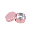 Pink Empty Storage Container Bottle Aluminum Cosmetic Jars 10g 10ml 36*18mm  Rose Gold Metal Aluminum Tin for Saffron