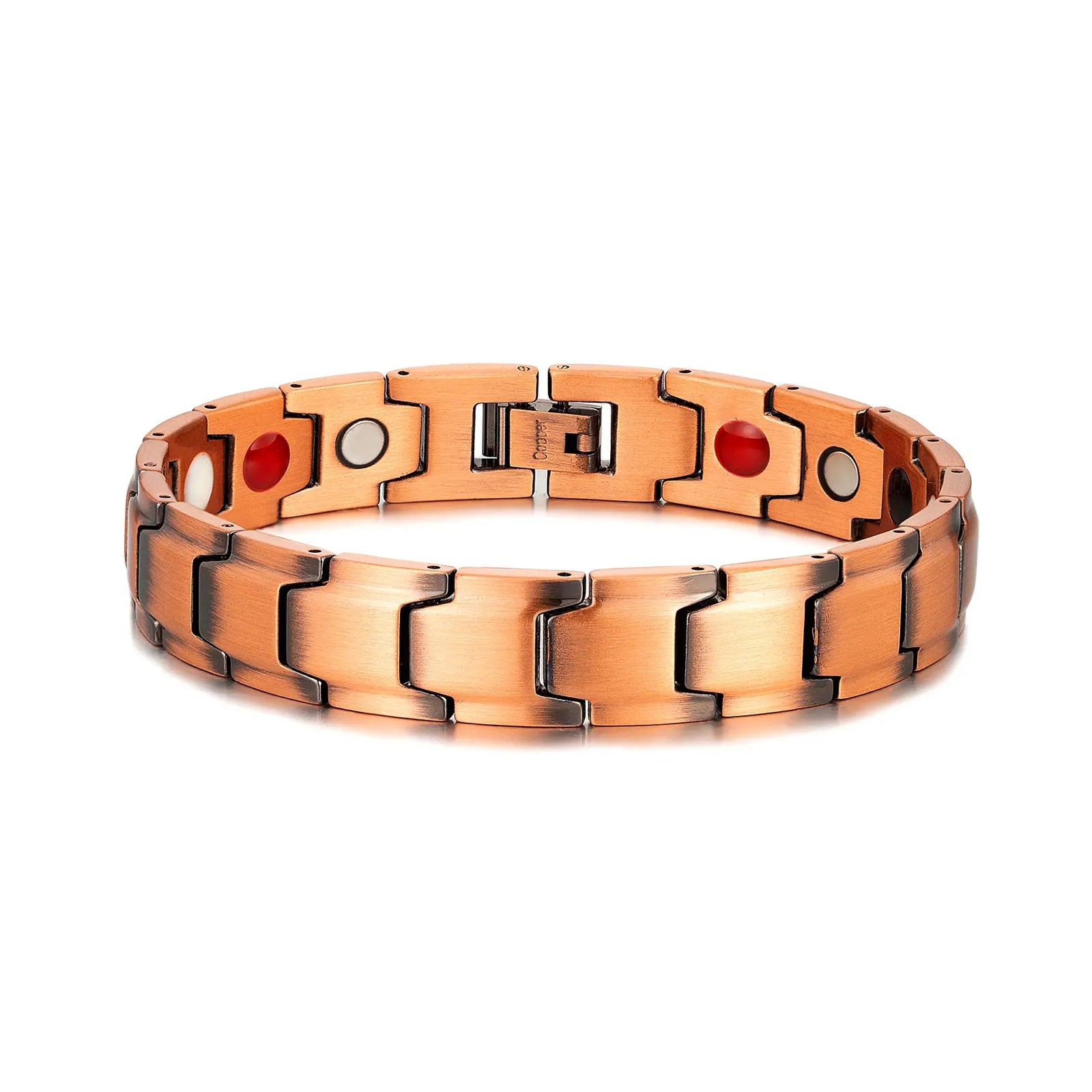 New Magnetic Therapy Man Bracelet 4 in 1 Energy Bio Health Man Bracelet Copper Man Jewelry