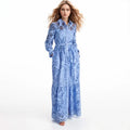 2024 New Arrivals French Artistic Elegant Retro Style Lapel Hollow-Out Cinched Dress Women