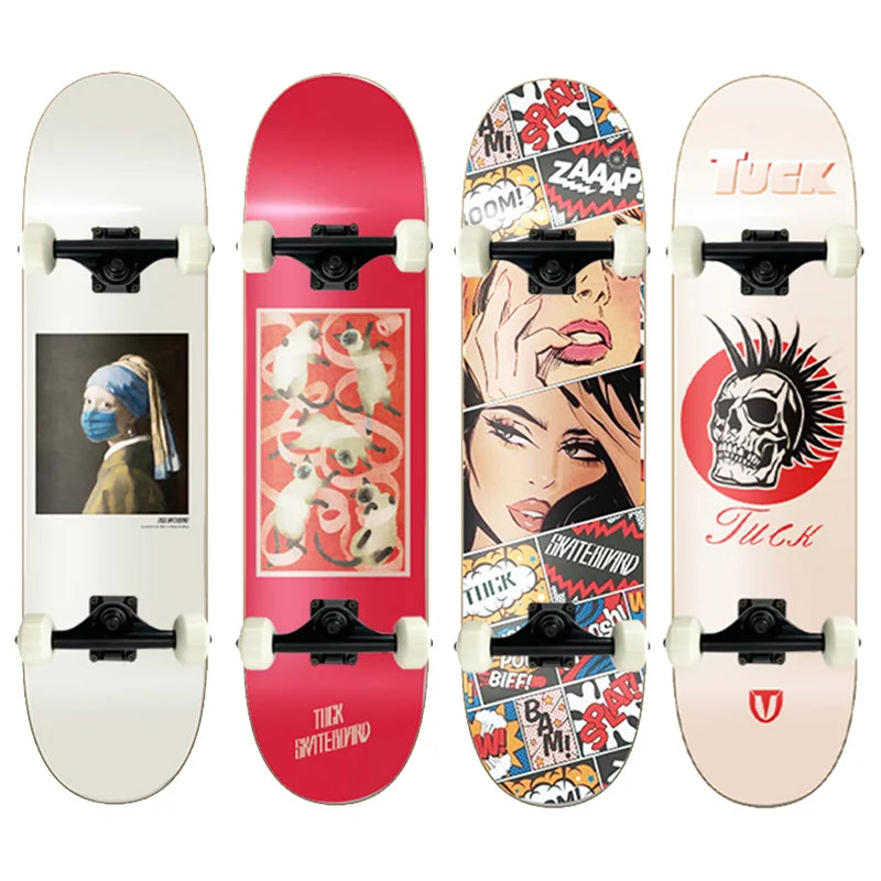 Professional New Design Skateboard Complete Pro Skateboard Complete 7 Ply Canadian Maple