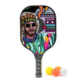 Top Sale Oem Pickleball Racket Custom 18K T700 Carbon Fiber 14mm Custom Best Pickleball Paddle Set With Mesh Bag