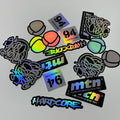 Kiss Cut Custom Printed Logo 3D Holographic Sticker Paper Vinyl Waterproof Security Anti Tamper Hologram Laser Label Sticker