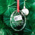 Wholesale K9 Blank Glass Christmas Ornaments Customized Crystal Glass Pendant Custom Christmas Ornaments