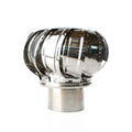 HVAC System Ventilation Base Made of Galvanized Steel Rotating Spinner Chimney Cowl for Air Conditioning Stainless Steel AISI304