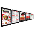 Litsign LS W1 A4 Restaurant Acrylic LED Light Box Digital Wall Menu CE ROHS FCC Certified 2-Year Warranty for Indoor Advertising